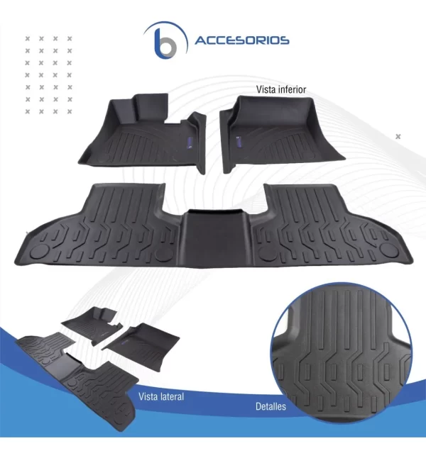 Juego De Tapetes Bandeja 3d Uso Rudo Para Bmw X5 2020