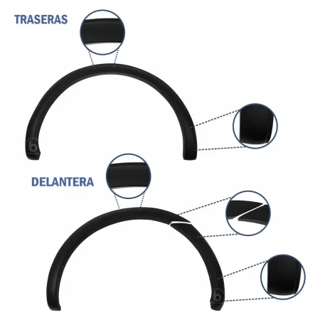 Cantoneras Lisas 3pLG Compatibles Con Ranger 2021 Al 2024 - Image 4