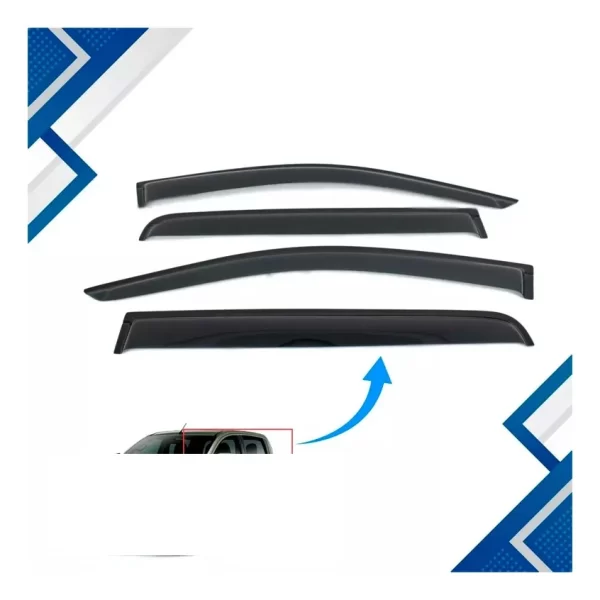 Deflectores De Lluvia Compatibles Con Ranger 2012 Al 2021