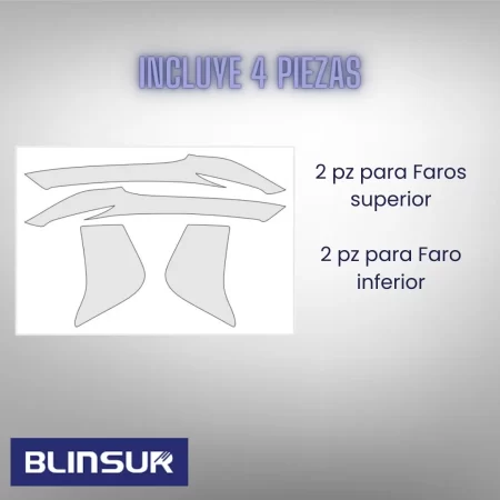 Protección Ppf Marca Bl Faros Para Chevrolet Trax Rs 2024 - Image 4