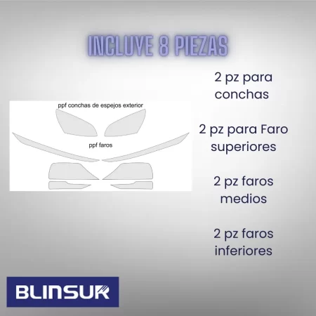 Kit De Protección De Faros Para Captiva Premier 2024 - Image 4