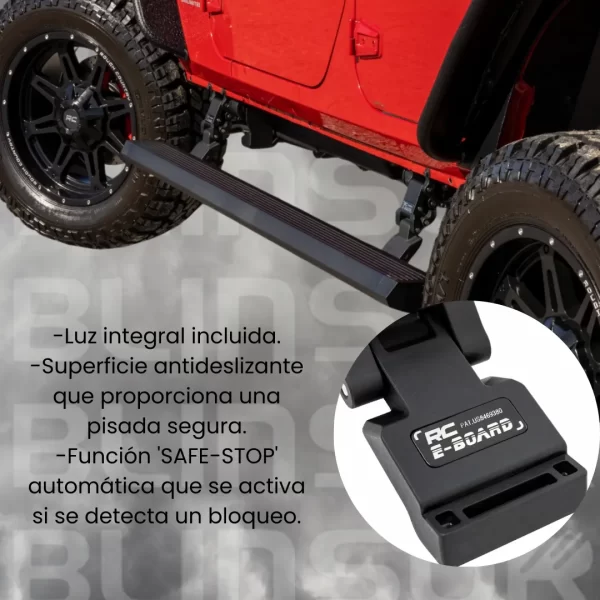 Estribos Electricos Rc Para Jeep Jk 4 Puertas 2007 - 2018
