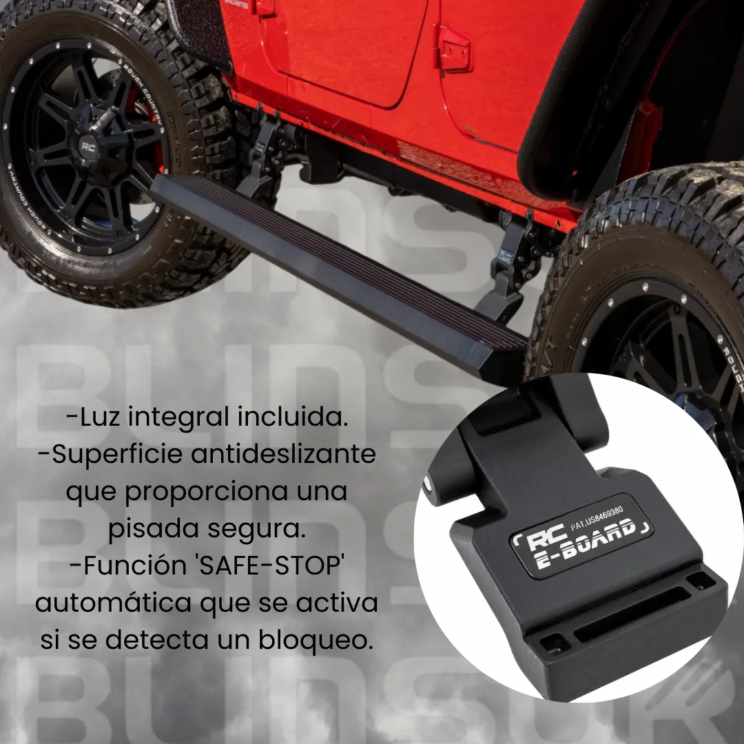 Estribos Electricos Rc Para Jeep Jk 4 Puertas 2007 - 2018 - Image 4