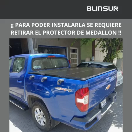 Tapa De Batea Tri-fold Para S-10 Max 2023-2024 Doble Cabina - Image 4