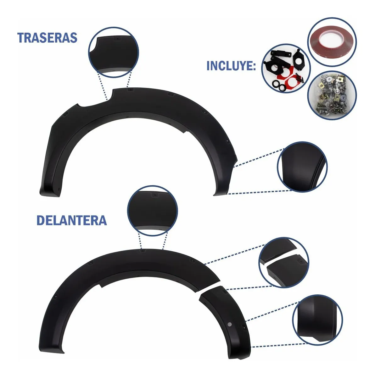 Cantoneras 9 PLG Simulación Tornillo Para Ford Ranger 2024 - Image 4