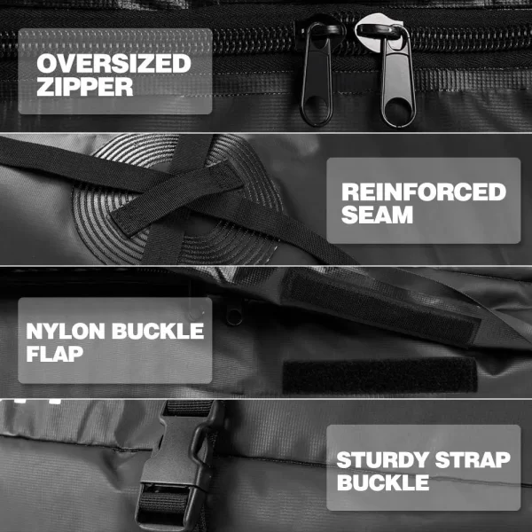 Bolsa De Porta Equipaje Impermeable Para Techo De Automóvil