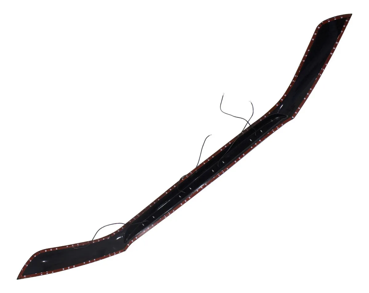 Deflector De Cofre Negr Con Led Para Ford Ranger 2016 - 2023 - Image 4