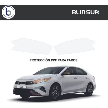 Sticker Protección Ppf Faros Compatible Con Kia Forte 2023 - Image 4