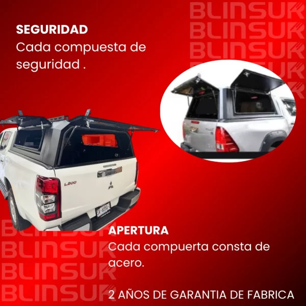 Canopy Con Luz Stop Compatible Con Nissan Np300 2021-2025