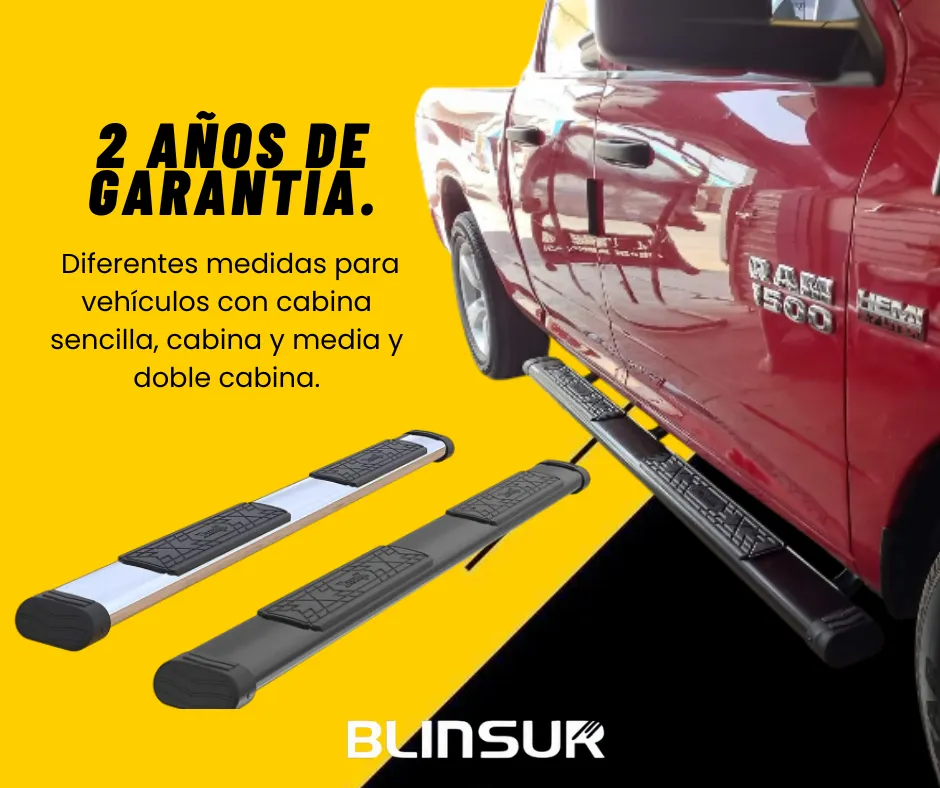 Estribos Bronx P/ Dodge Ram 1200 2024 - 2025 Cabina Sencilla - Image 4