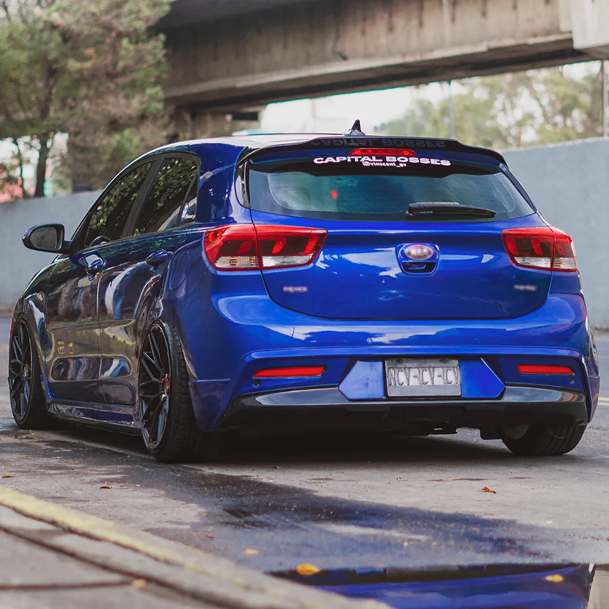 Body Kit Tipo Street Air Design Kia Rio Hatchback 2018 2020 - Image 4