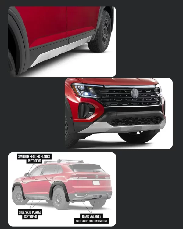 Body Kit Con Skid Plate Air Design Cross Sport 2024  2025