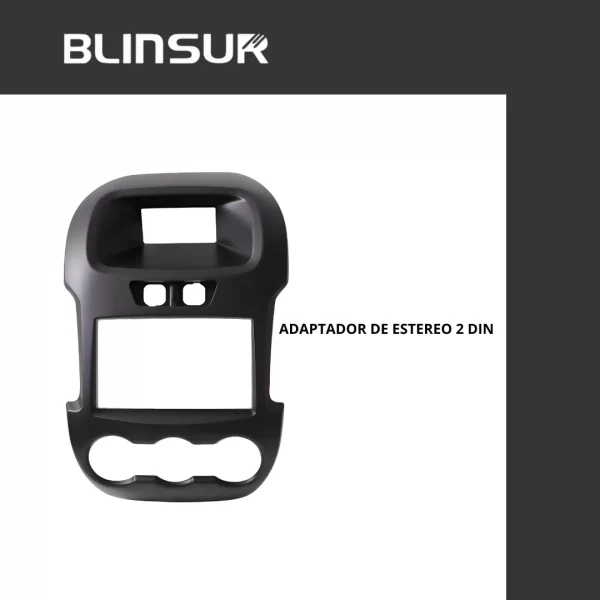 Base Frente Adaptador Estereo Ford Ranger 2014 2018