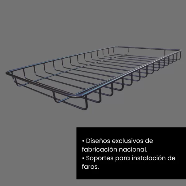 Canastilla Porta-equipaje Tubular Trainer Van 120 X 200 Cm