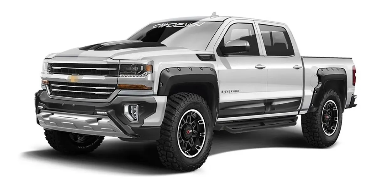 Bumper Delantero Con Led Airdesign Chevrolet Silverado 16-18 - Image 4