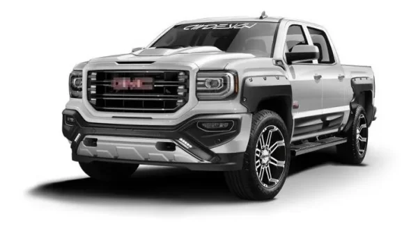 Bumper Delantero Con Led Drl Airdesign Gmc Sierra 2016-2018