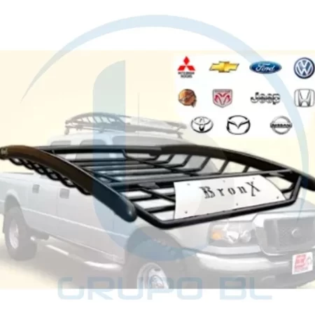 Canastilla Bronx Portaequipaje Universal 103cm X 123cm Negro - Image 4