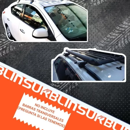 Canastilla Portaequipaje Bronx Aluminio Chica 98cm X 1.27m - Image 4