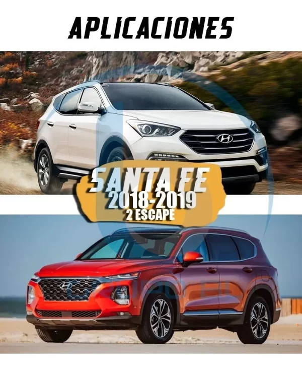 Tirón De Enganche Hyundai Santa Fe (2 Escape)con Tapa