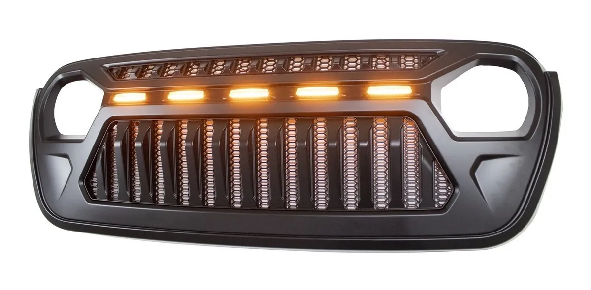 Parrilla Angry Led Jl Jeep Wrangler 2019/2020 Enojado Diente - Image 4
