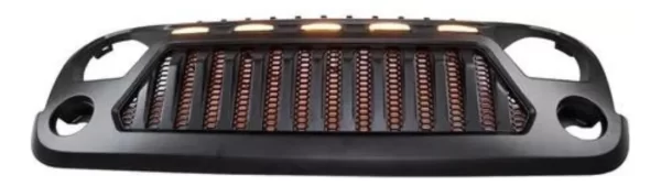 Parrilla Angry Enojado Con Led Jeep 2007-2018 Rejilla-barra
