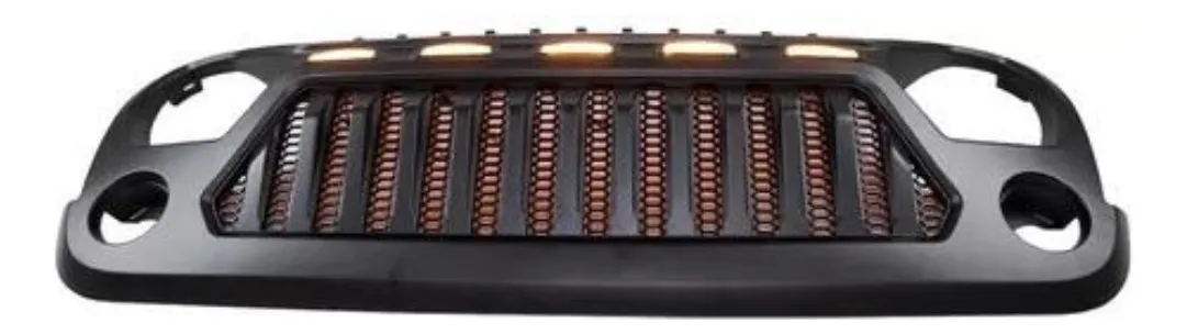 Parrilla Angry Enojado Con Led Jeep 2007-2018 Rejilla-barra - Image 4