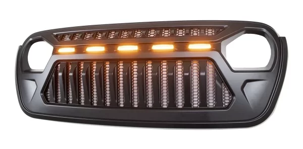 Parrilla Angry Led Jl Jeep Wrangler 2019/2020 Enojado Diente