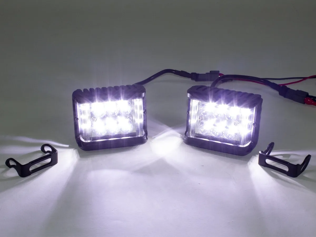 Faros Duallys Luz Led De 4 Con Laterales Y Montajes - Image 4
