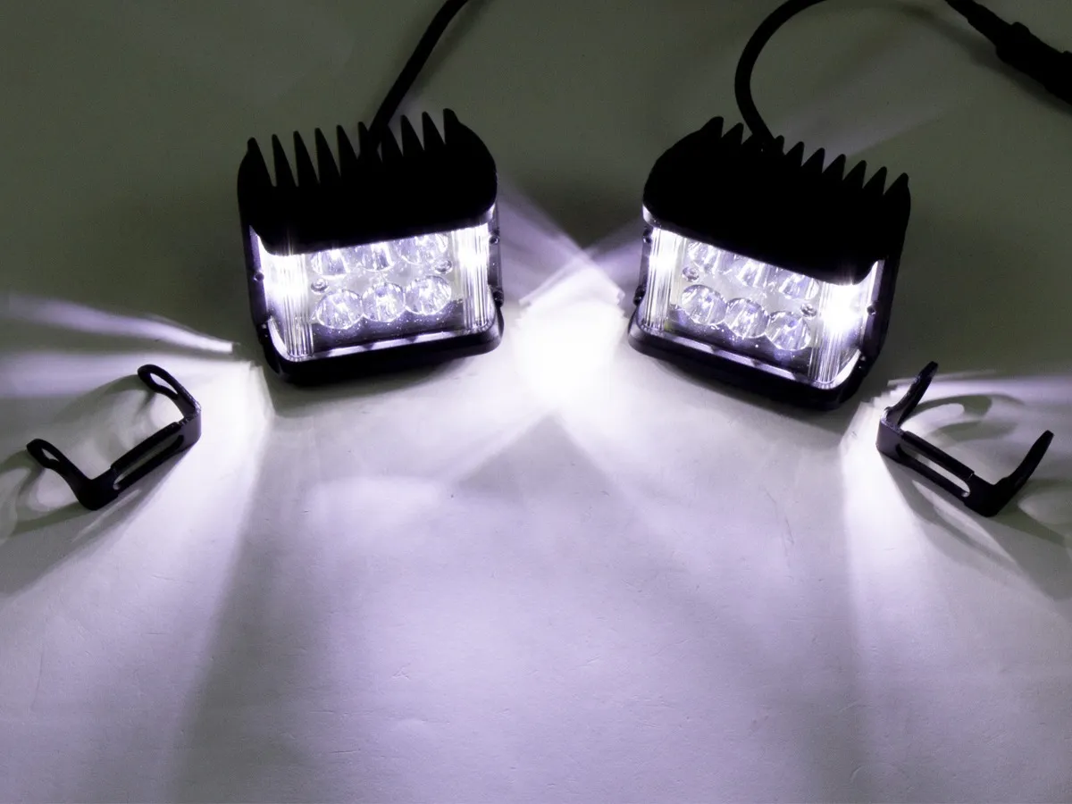 Faros Duallys Luz Led De 4 Con Laterales Y Montajes - Image 4