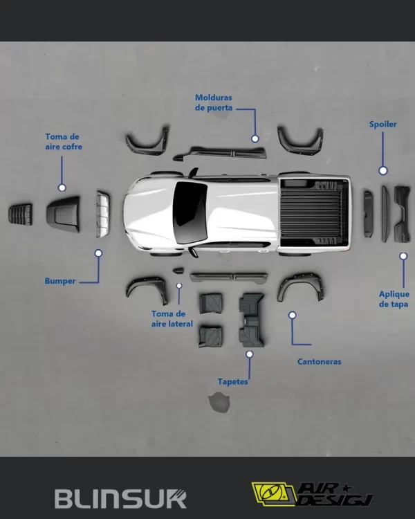 Kit Completo Toyota Hilux 2019-2020 Off Road
