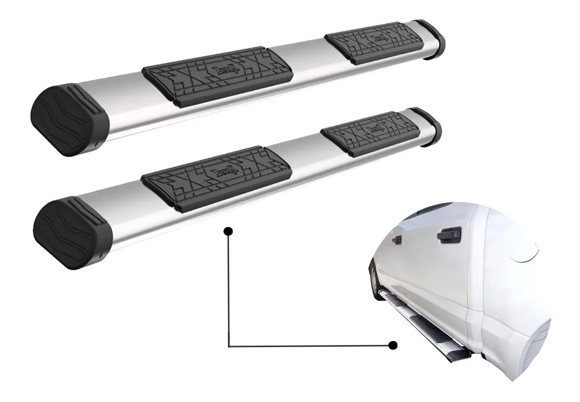 Estribos Bronx Toyota Tacoma Doble Cabina 2006 - 2022 Cromo - Image 4