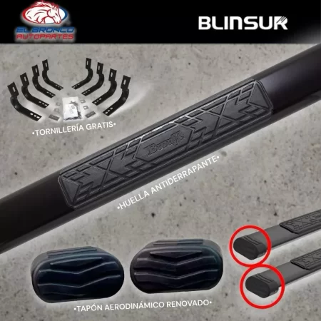 Estribos Bronx Dodge Ram  2002-2008 Doble Cabina Cromo - Image 4