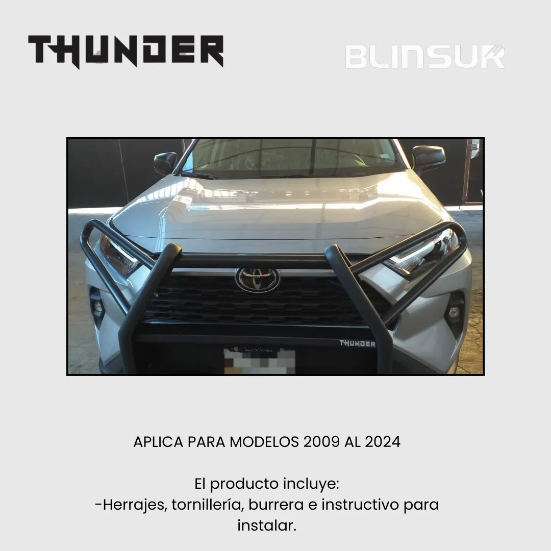 Burrera Euroguard Toyota Rav4 2009 - 2024 Thunder - Image 5