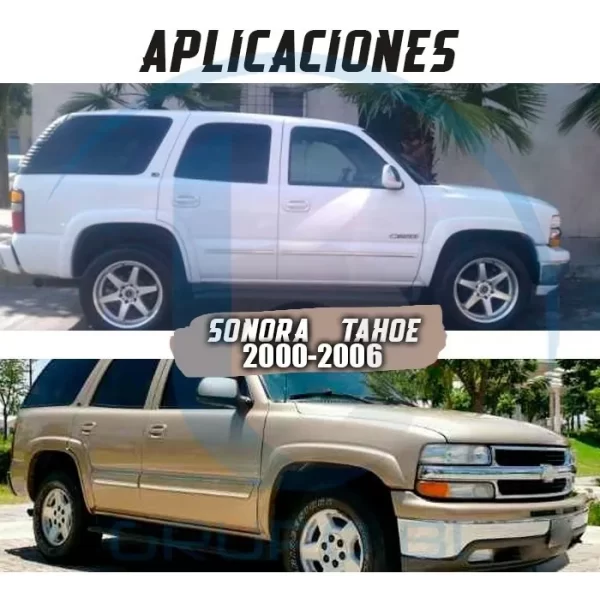 Burrera Super Bronco Chevrolet Sonora Tahoe 2000-2006 Negro