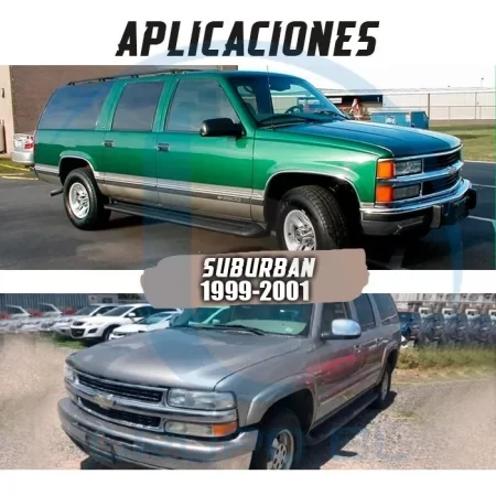 Burrera Super Bronco Chevrolet Suburban 1999-2001 Negro - Image 5