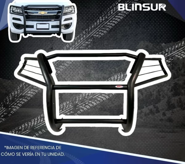 Tumbaburros Chevrolet Avalanche 2007-2014 Negro Super Bronco