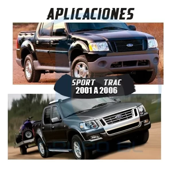 Burrera Cubrefaros Trainer Ford Sport Track 2001 A 2006