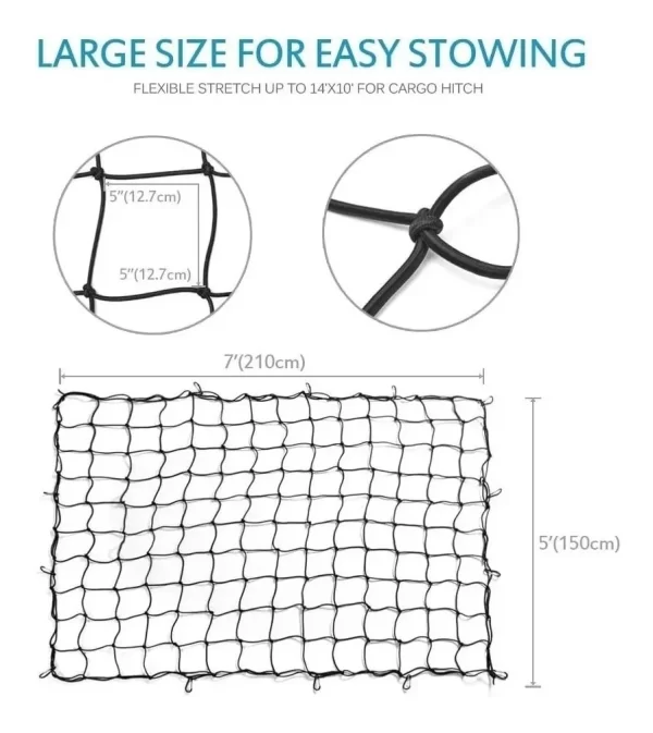 Red De Carga Mictuning 4.9 X 5.9 Para Camioneta Suv Remolque
