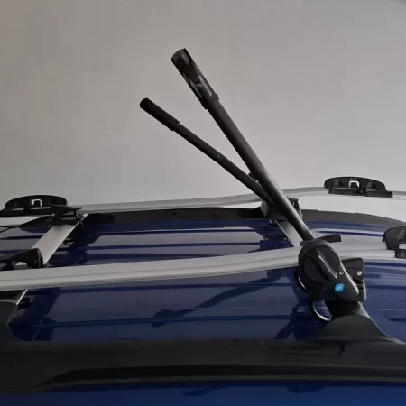 Portabicicletas De Techo Plata Para 1 Bicicleta - Image 5