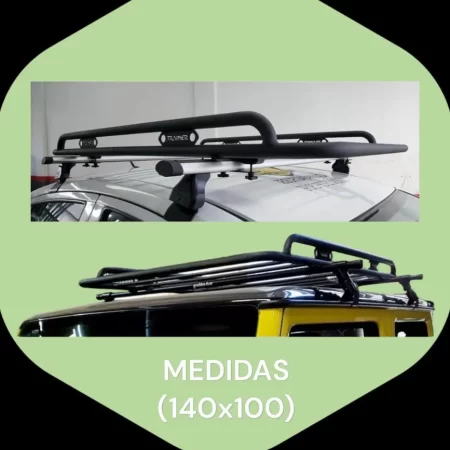 Canastilla Porta Equipaje Trainer Negra 148 X 100 Cm - Image 5