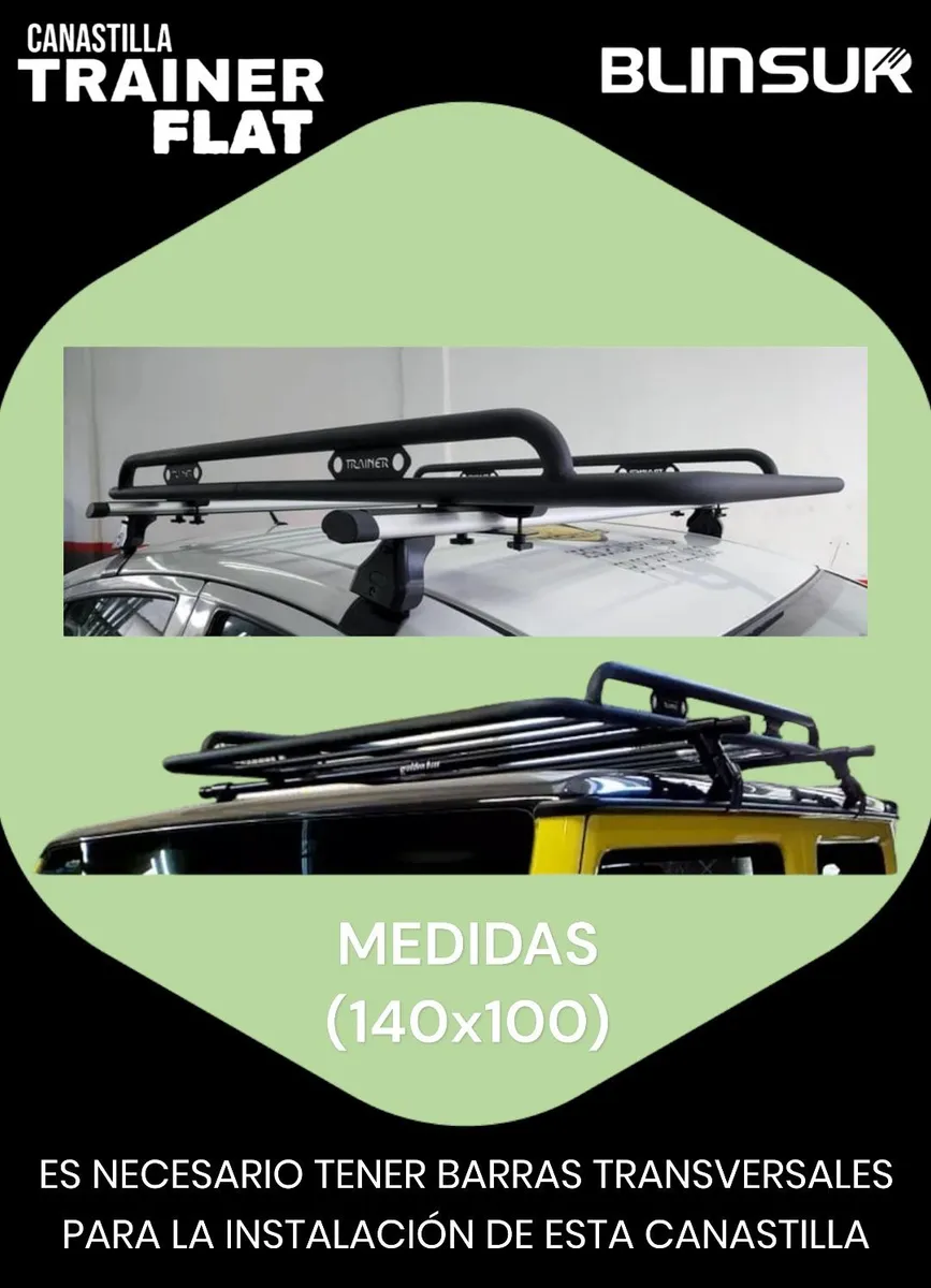 Canastilla Porta Equipaje 148 X 100 Cm Trainer Universal - Image 5