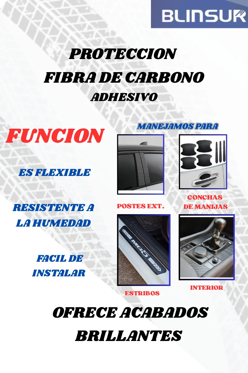 Kit Fibra De Carbono Postes Puertas Mazda 3 2020 A 2024 - Image 5