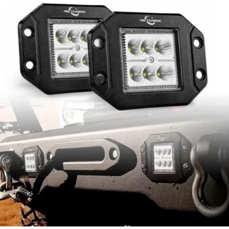 Par De Duallys Luz Led Off Road Faros Antiniebla Bronx - Image 5
