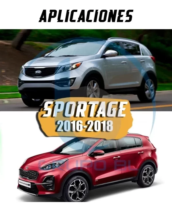 Tirón De Enganche Kia Sportage 2016-2018 Negro