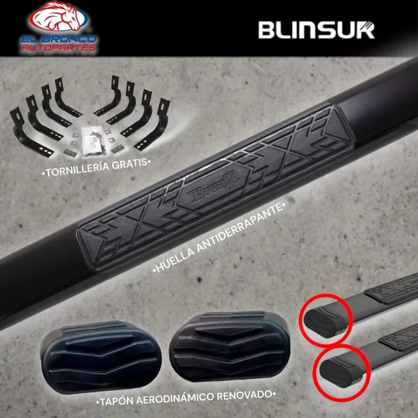 Estribos Bronx Chevrolet Silverado 1500 2023 Cabina Sencilla