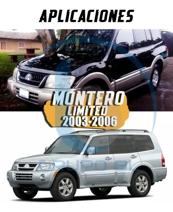 Tirón De Enganche Mitsubishi Montero Limited 2003-2006 Negro