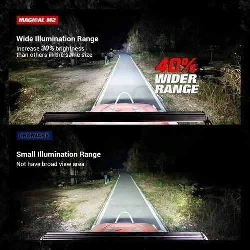 Barra Led 22 PuLG Aerodinámica Jeep Rzr Can Am Mictuning