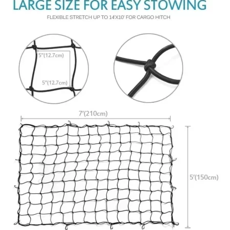 Red De Carga Mictuning 4.9 X 5.9 Para Camioneta Suv Remolque - Image 5