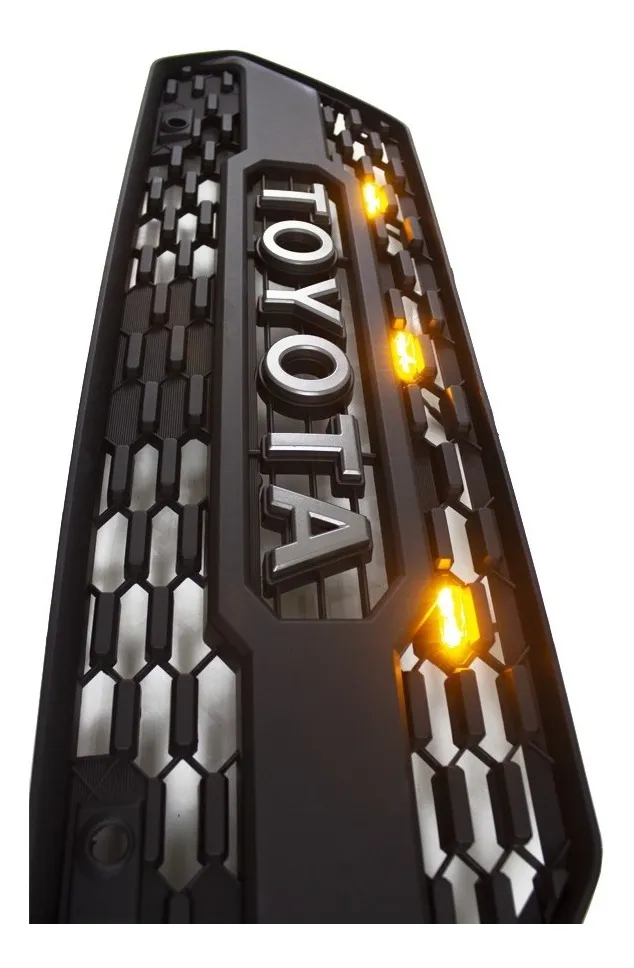 Parrilla Estilo Trd Para Toyota Rav4 2019 Con Luz Led Ambar - Image 5