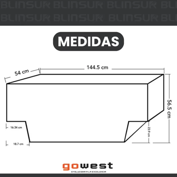 Caja De Herramientas Tromso Nissan Np300 Frontier 2016-2023
